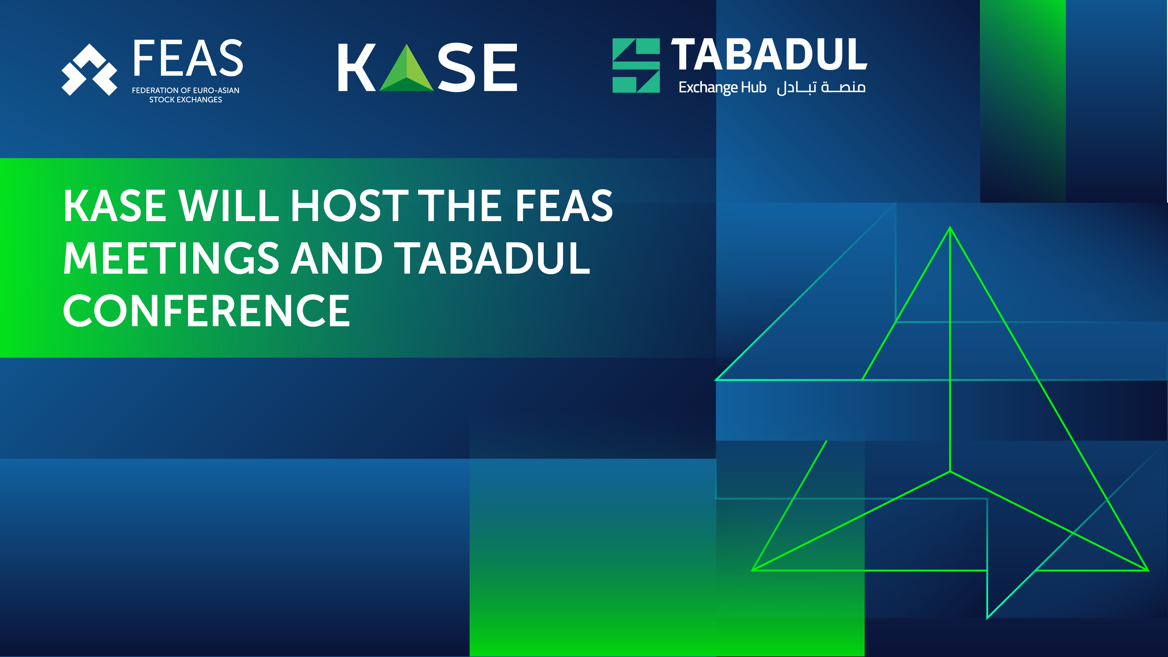 KASE will host the FEAS Meetings and Tabadul Conference